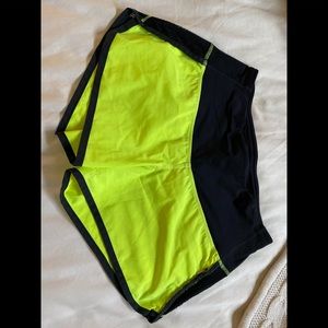 Lululemon Neon Shorts Size 4